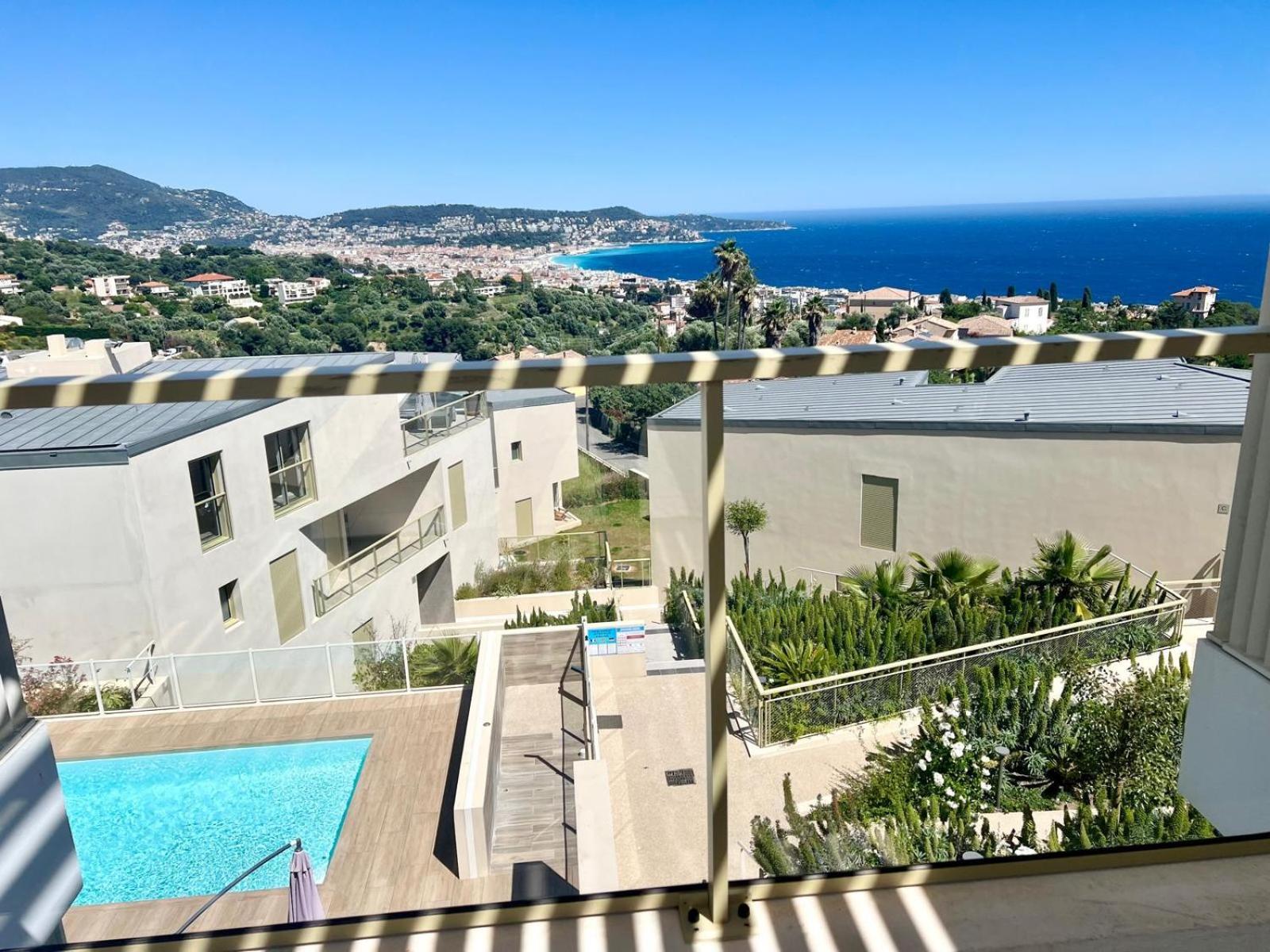 Panoramic Sea View Appartment Blue Pearl Nice Exterior foto